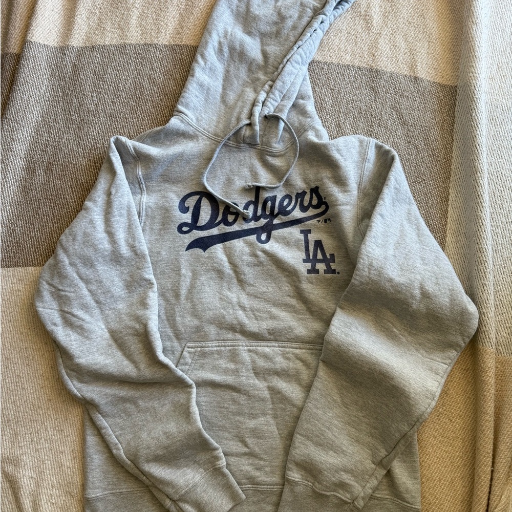 Fanatics Gray Dodgers Hoodie for Men’s size small